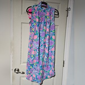Lilly Pulitzer Nalia Midi Dress In Maldives Green Turtle Wave